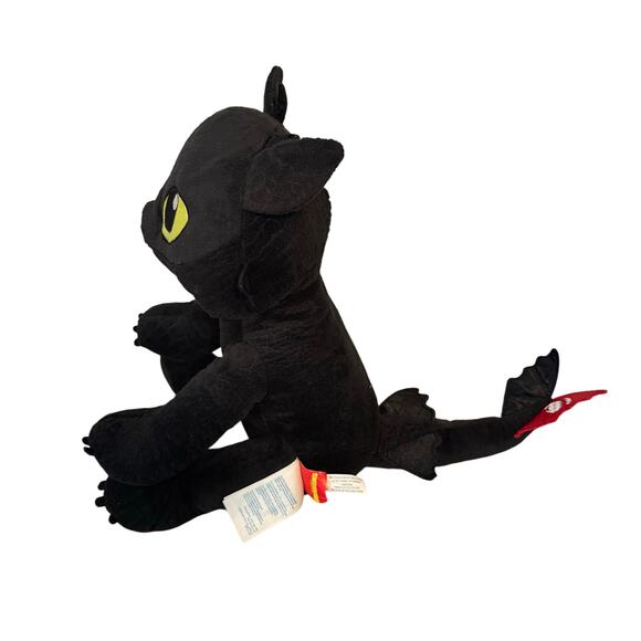 Build-A-Bear How to Train Your Dragon Toothless Plush 15” Black Toy Gift Animal - Picture 6 of 13